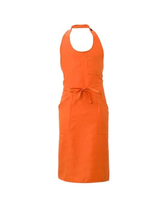 Grembiule Capri Arancio Grembiule Cameriere Sommelier con Pettorina - 2