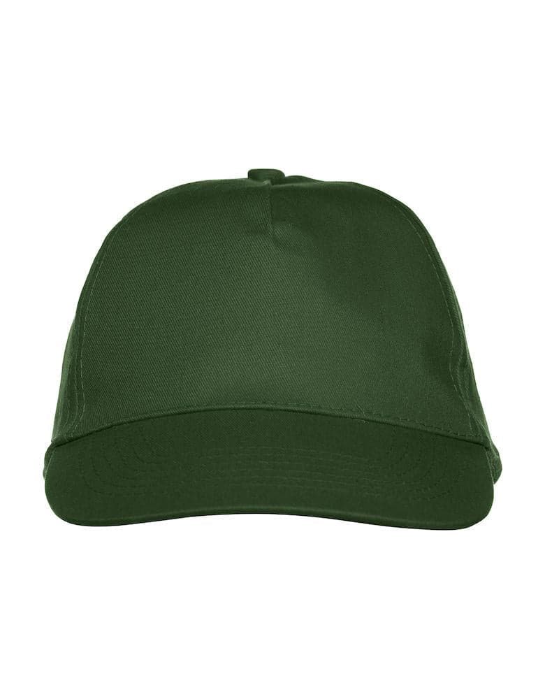 Cappellino Texas Verde Scuro Cappellino 5 Pannelli Chiusura Velcro - 2