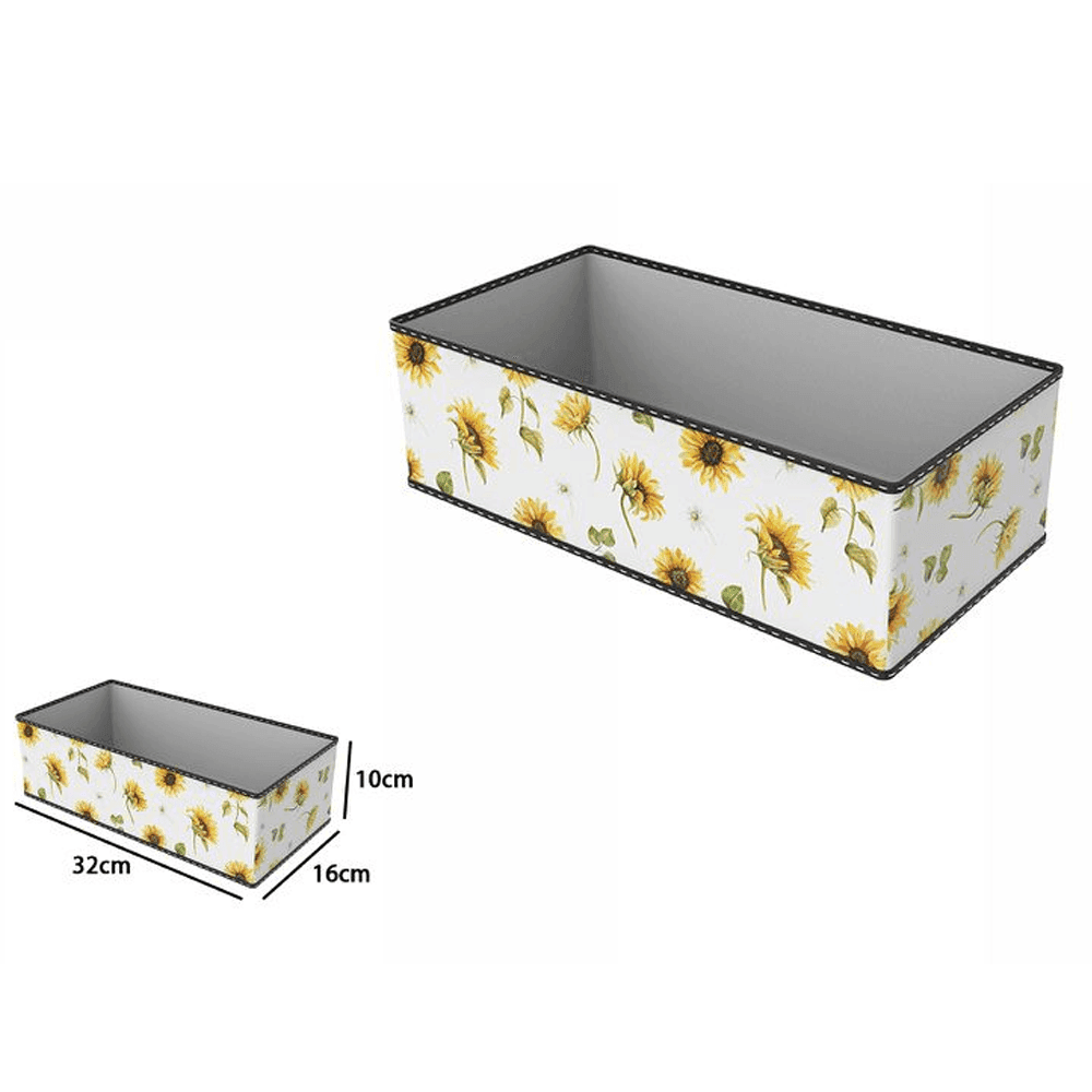 BOX SCATOLA SALVASPAZIO ARMADIO CONTENITORE PORTA OGGETTI ORGANIZER 32x16x10 CM - 2