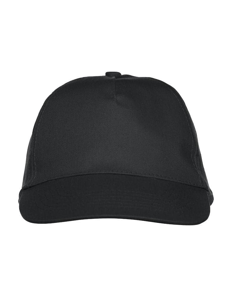 Cappellino Texas Nero Cappellino 5 Pannelli Chiusura Velcro - 2