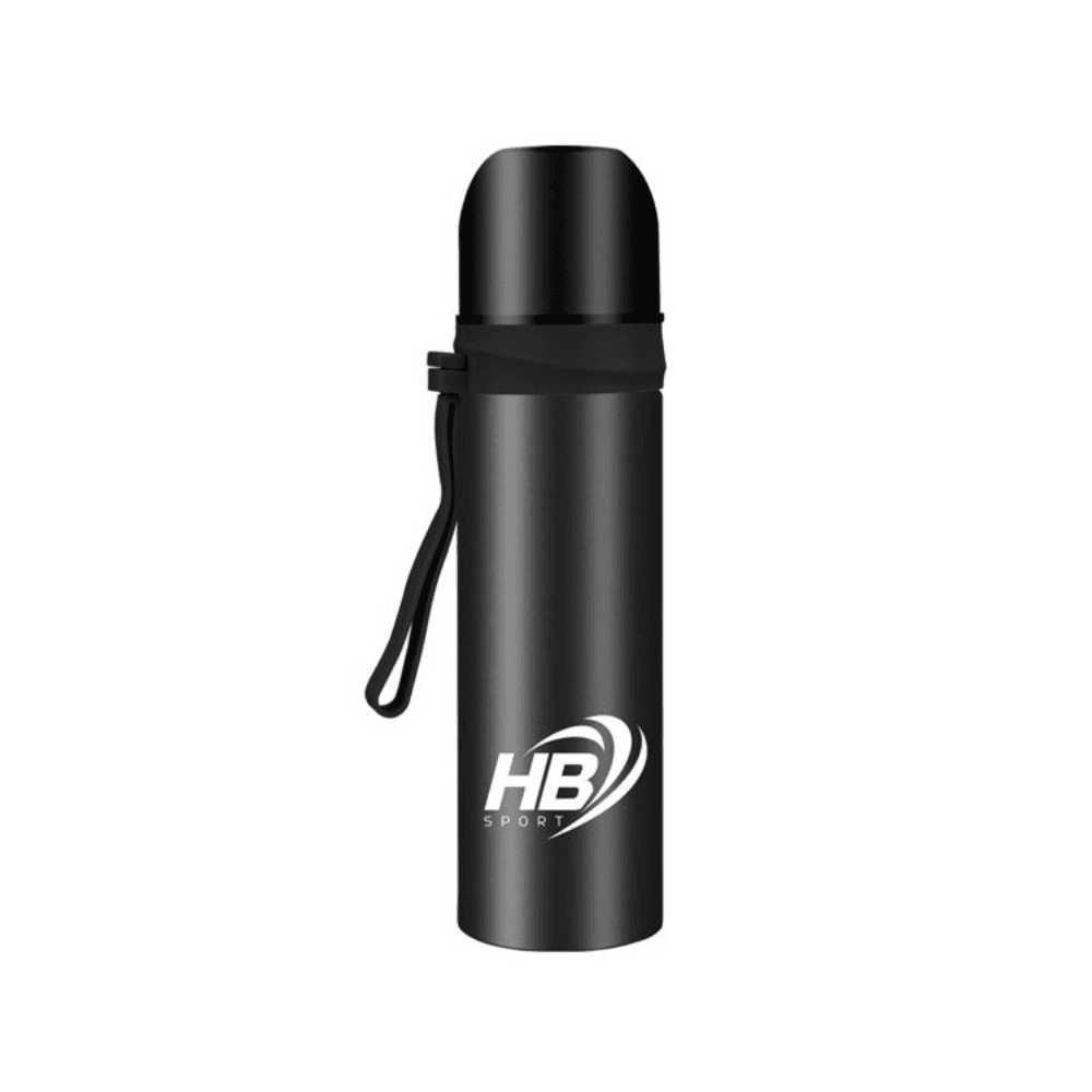THERMOS PORTATILE 500 ML IN ACCIAIO PER BEVANDE CALDE IN VIAGGIO GITA CAMPEGGIO - 2