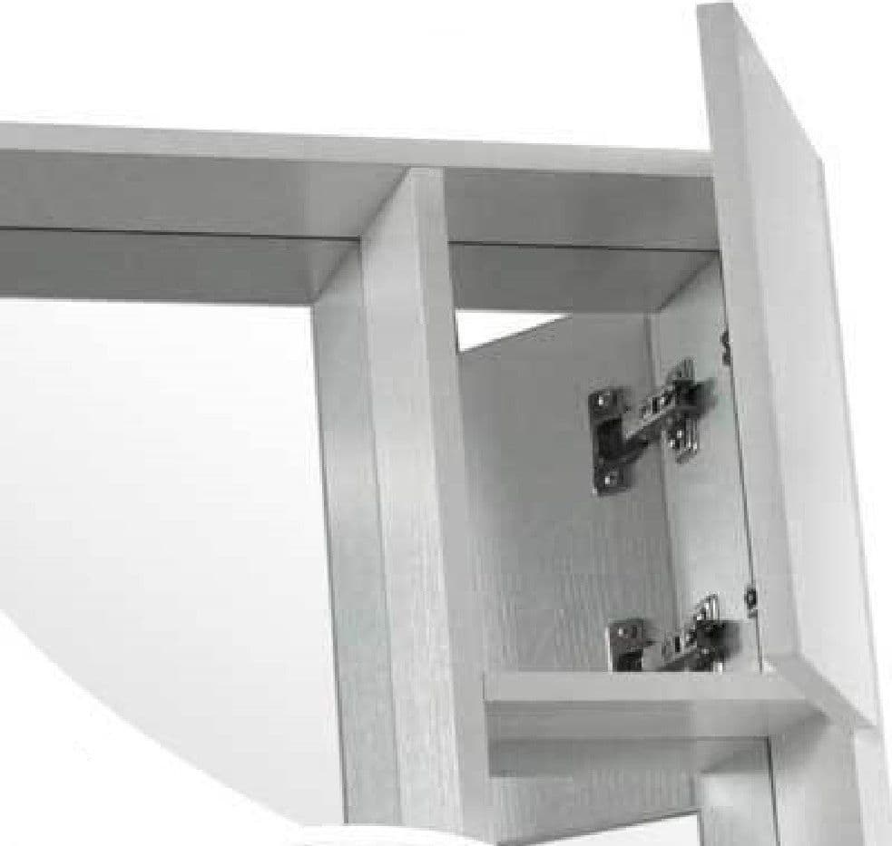 SPECCHIERA PENSILE SPECCHIO MOBILETTO PARETE BAGNO ARMADIETTO 73X12X63CM 808975 - 3