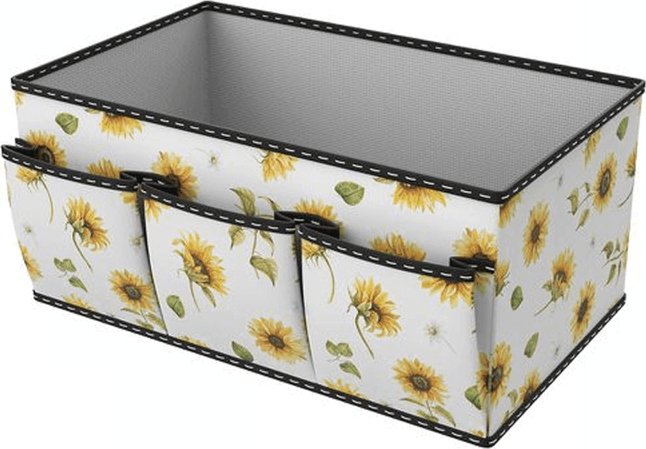 BOX SCATOLA SALVASPAZIO ARMADIO CONTENITORE PORTA OGGETTI ORGANIZER 25x15x12 CM - 2