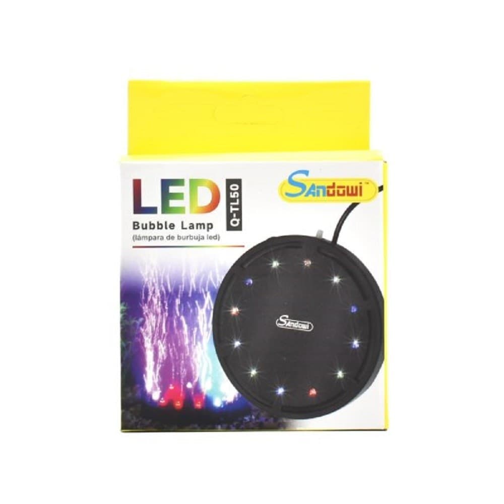LUCE SUBACQUEA A BOLLE OSSIGENATORE PER ACQUARIO LAMPADA LED BUBBLE Q-TL50 RGB - 6