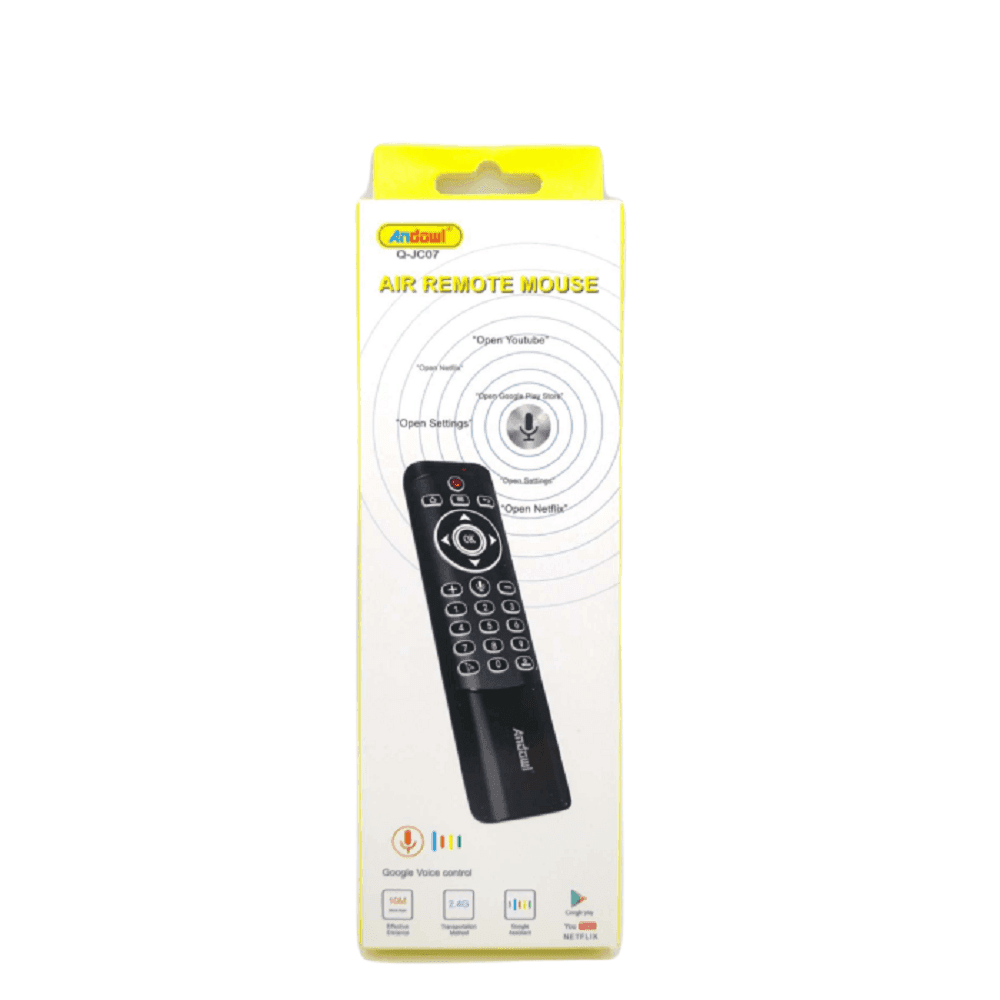 TELECOMANDO UNIVERSALE CONTROLLO REMOTO AIR MOUSE Q-JC07 PER BOX / SMART TV - 8