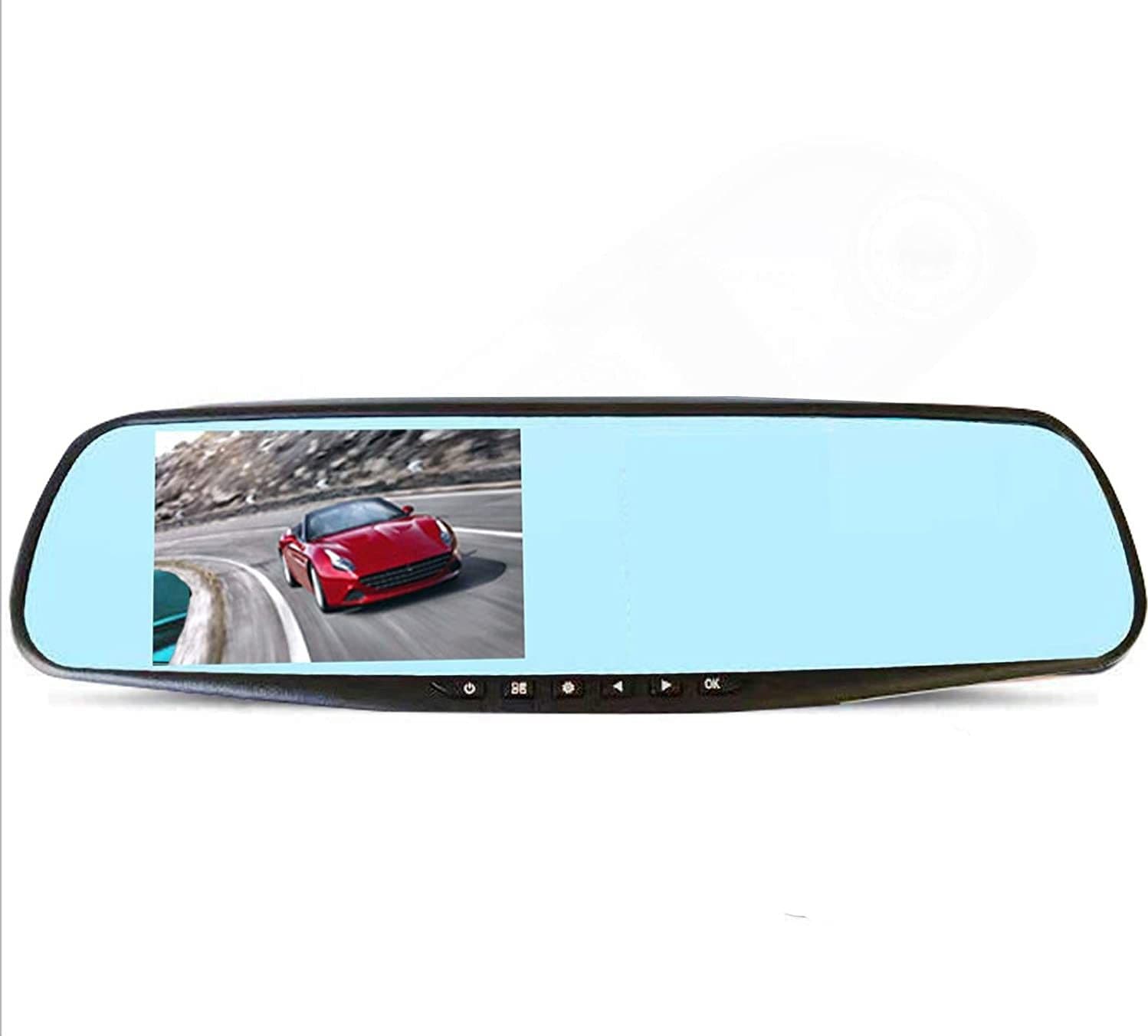 FOTOCAMERA PER AUTO SPECCHIO TOUCH FULL HD 5" GUIDA CON DOPPIO OBIETTIVO QY-4500 - 9