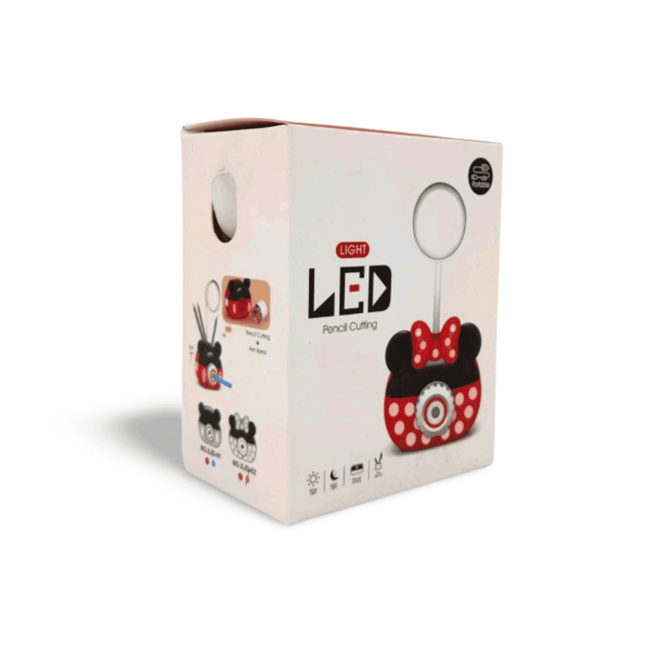 LAMPADA DA TAVOLO LUCE A LED 2IN1 CON TEMPERAMATITE PORTAPENNE MATITE MICKEY - 4
