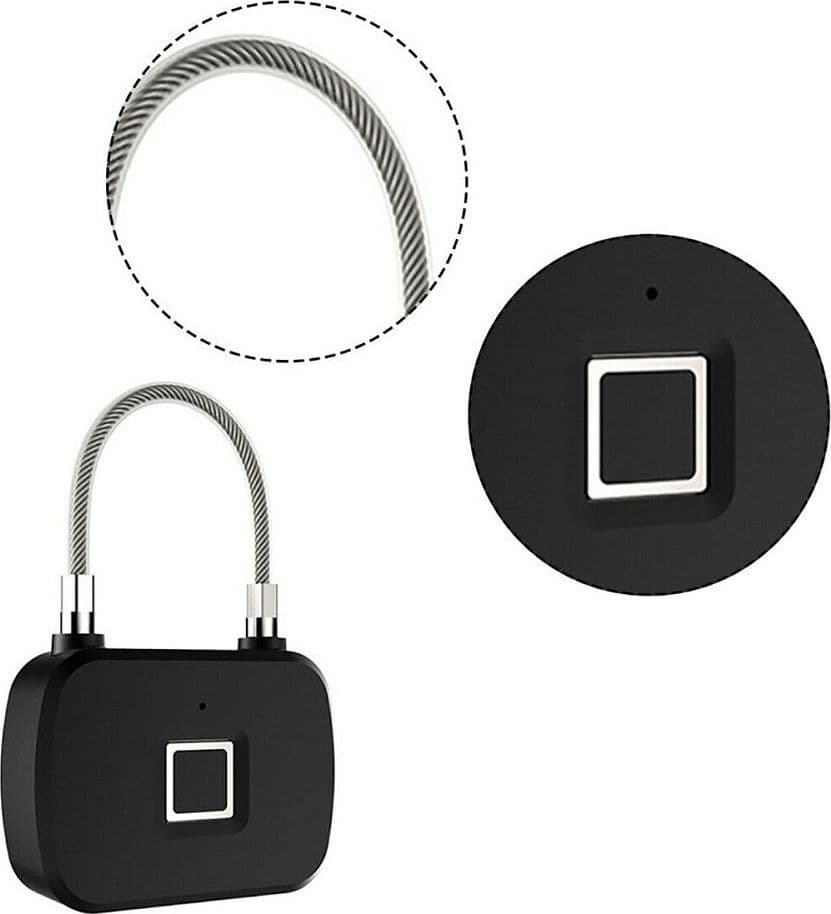 LUCCHETTO SERRATURA SMART IMPRONTA DIGITALE TELECOMANDO SENZA CHIAVE APP Q-P63 - 8