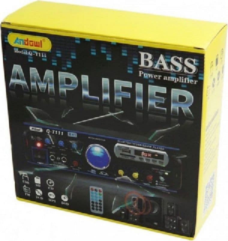 AMPLIFICATORE AUDIO KARAOKE BLUETOOTH USB SD RADIO FM SPEAKER TELECOMANDO Q-T111 - 10