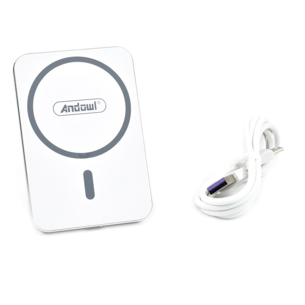 CARICABATTERIE WIRELESS PER AUTO MAGNETICO 15W RICARICA RAPIDA CELLULARE Q-PD21 - 5