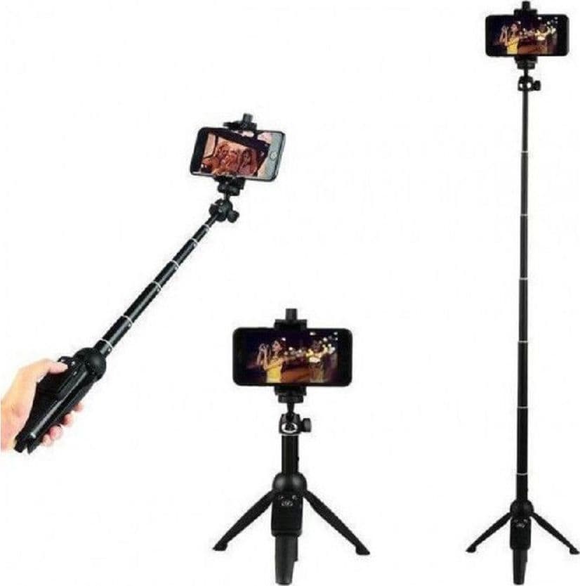 TREPPIEDE SELFIE STICK CON CONTROLLER BLUETOOTH SENZA FILI RIMOVIBILE Q-L1388 - 8