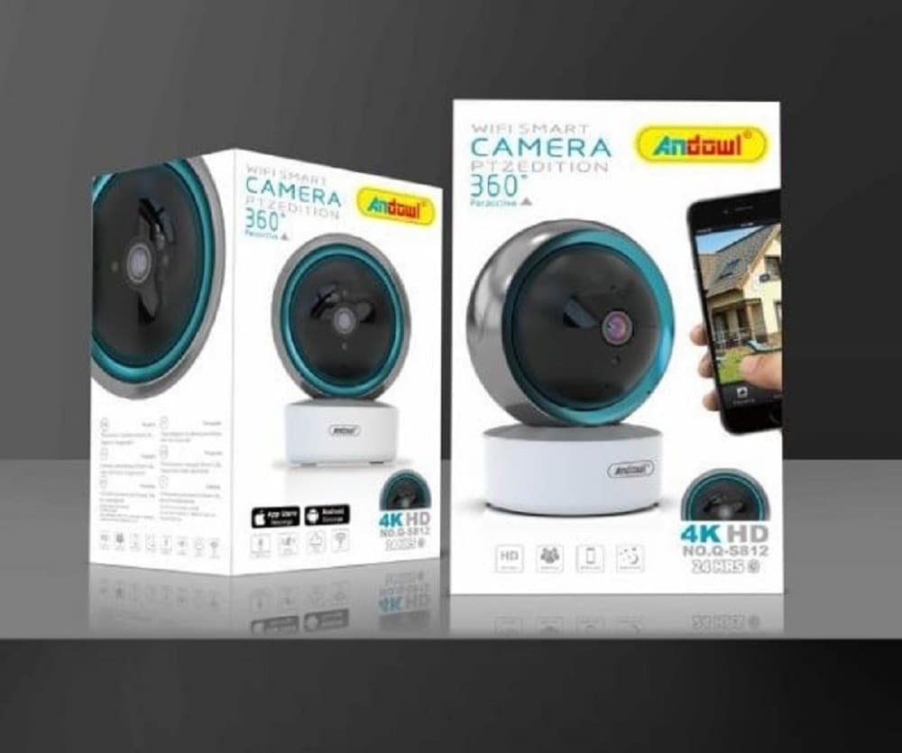IP CAMERA SMART CAMERA MULTIFUNZIONE WIFI Q-S812 ROTAZIONE 355° 2 MP NIGHTVISION - 6