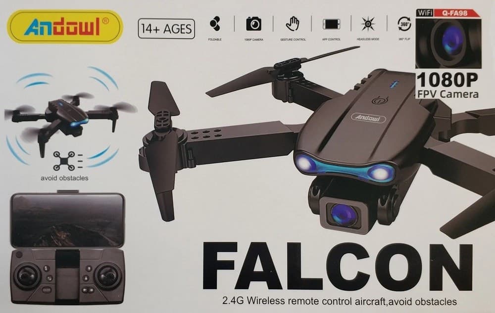 DRONE PIEGHEVOLE CON FOTOCAMERA 1080P TELECOMANDO SMARTPHONE WIFI 2.4GHZ Q-FA98 - 29