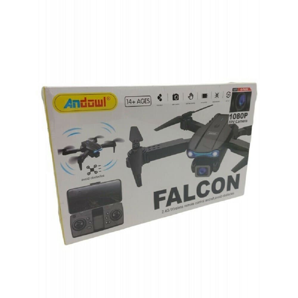 DRONE PIEGHEVOLE CON FOTOCAMERA 1080P TELECOMANDO SMARTPHONE WIFI 2.4GHZ Q-FA98 - 33