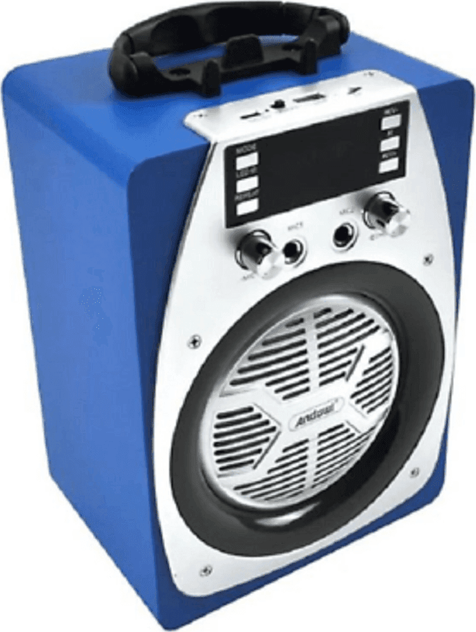 SPEAKER PORTATILE KARAOKE ALTOPARLANTE BLUETOOTH WIRELESS MICROFONO LED Q-YX606 - 7