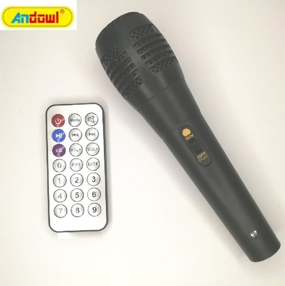 SPEAKER PORTATILE KARAOKE ALTOPARLANTE BLUETOOTH WIRELESS MICROFONO LED Q-YX606 - 8