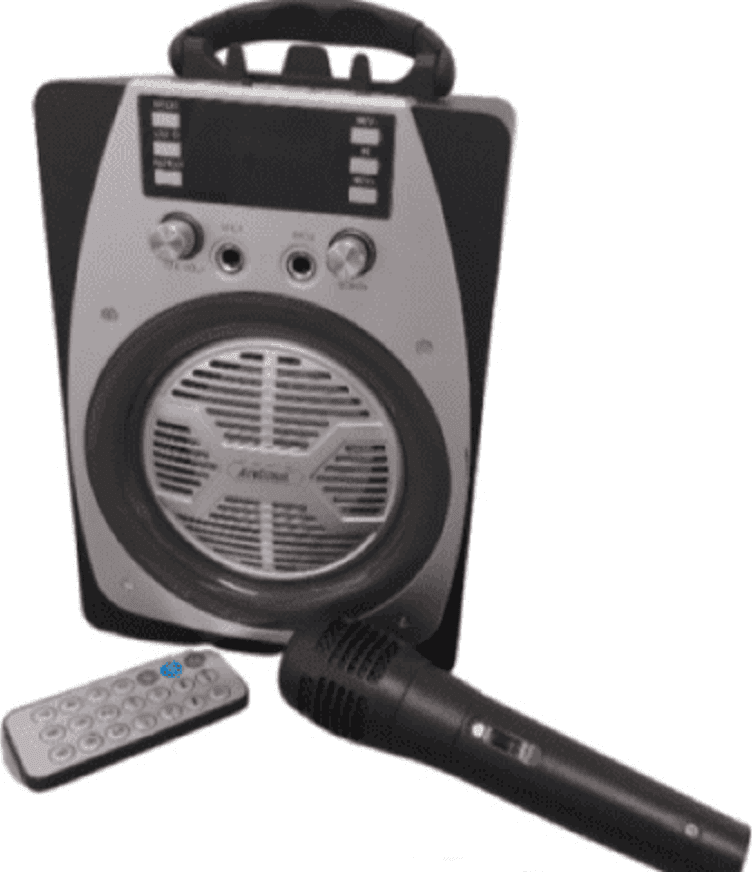 SPEAKER PORTATILE KARAOKE ALTOPARLANTE BLUETOOTH WIRELESS MICROFONO LED Q-YX606 - 10