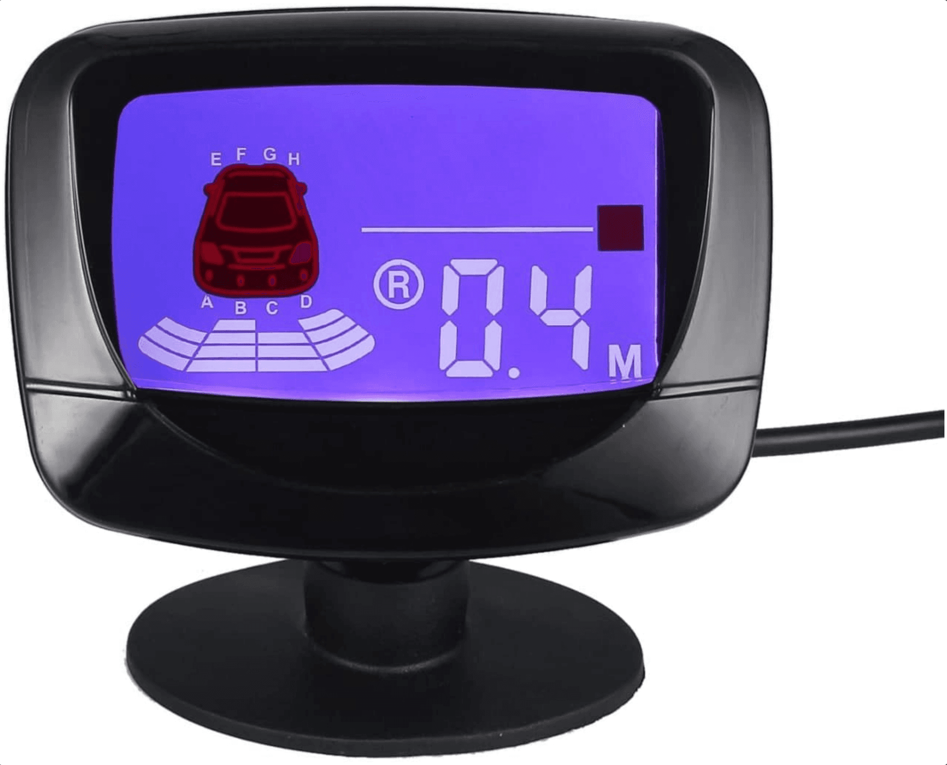 SENSORE DI PARCHEGGIO AUTO SISTEMA A 4 SENSORI DISPLAY LED AD ULTRASUONI Q-CA202 - 2