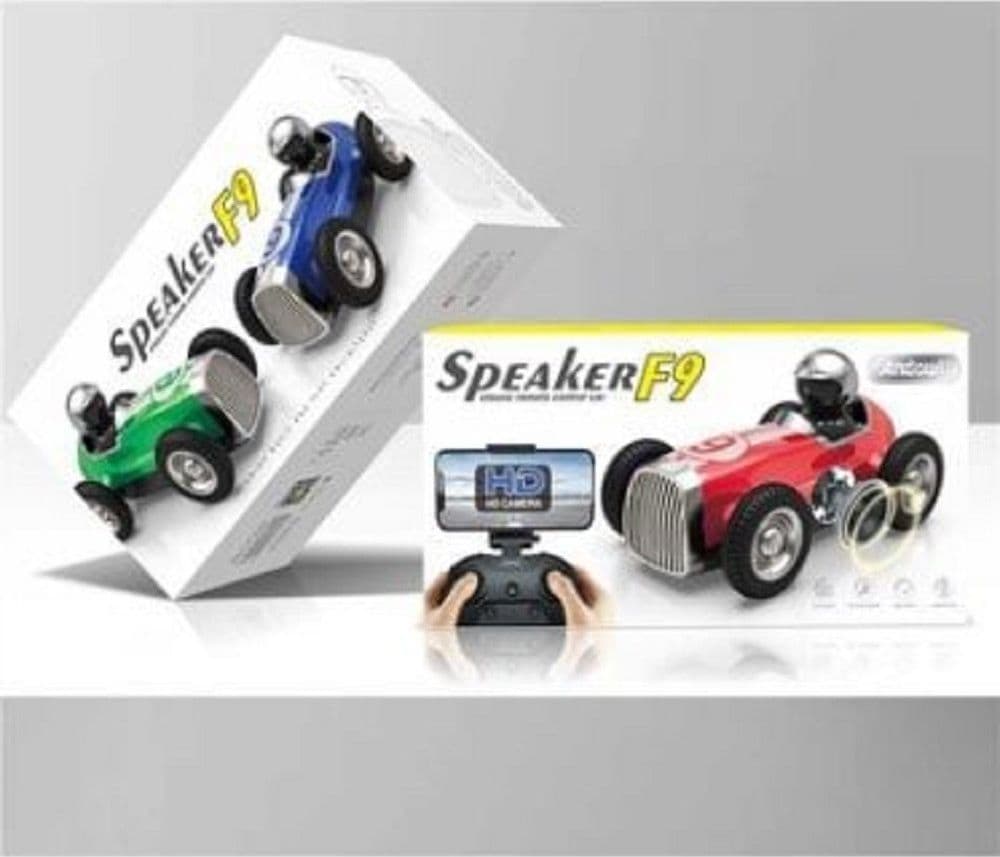 MACCHINA AUTO RETRÒ RADIOCOMANDATA F9 CAM WIFI SPEAKER BLUETOOTH APP SMARTPHONE - 2