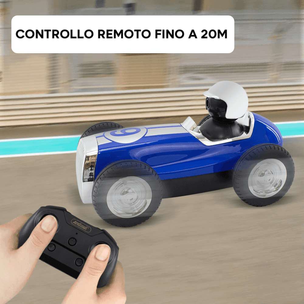 MACCHINA AUTO RETRÒ RADIOCOMANDATA F9 CAM WIFI SPEAKER BLUETOOTH APP SMARTPHONE - 4