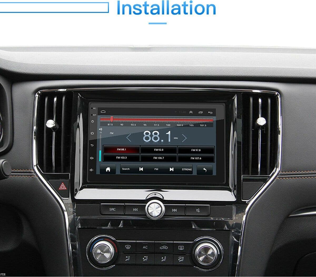 AUTORADIO STEREO 2 DIN 7" TOUCH SCREEN BLUETOOTH AUX USB SD LETTORE MP5 Q-CA005 - 8