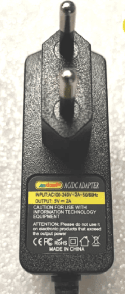 ALIMENTATORE UNIVERSALE 220 V CA A 5V CC ADATTATORE DI ALIMENTAZIONE 2A Q-DC303 - 7