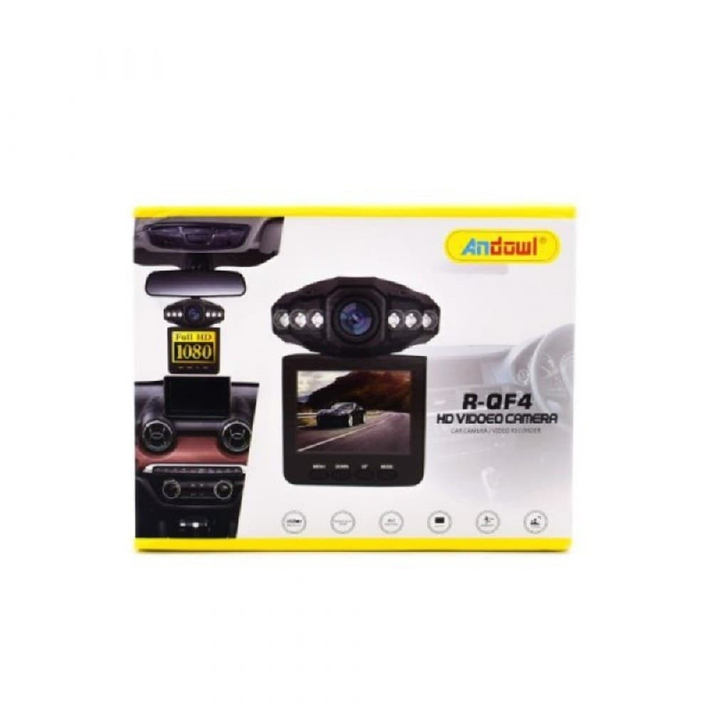 FOTOCAMERA DVR AUTO HD CAMERA 2.5" VIDEO CAR VIDEOREGISTRAZIONE SCHEDA SD R-QF4 - 6