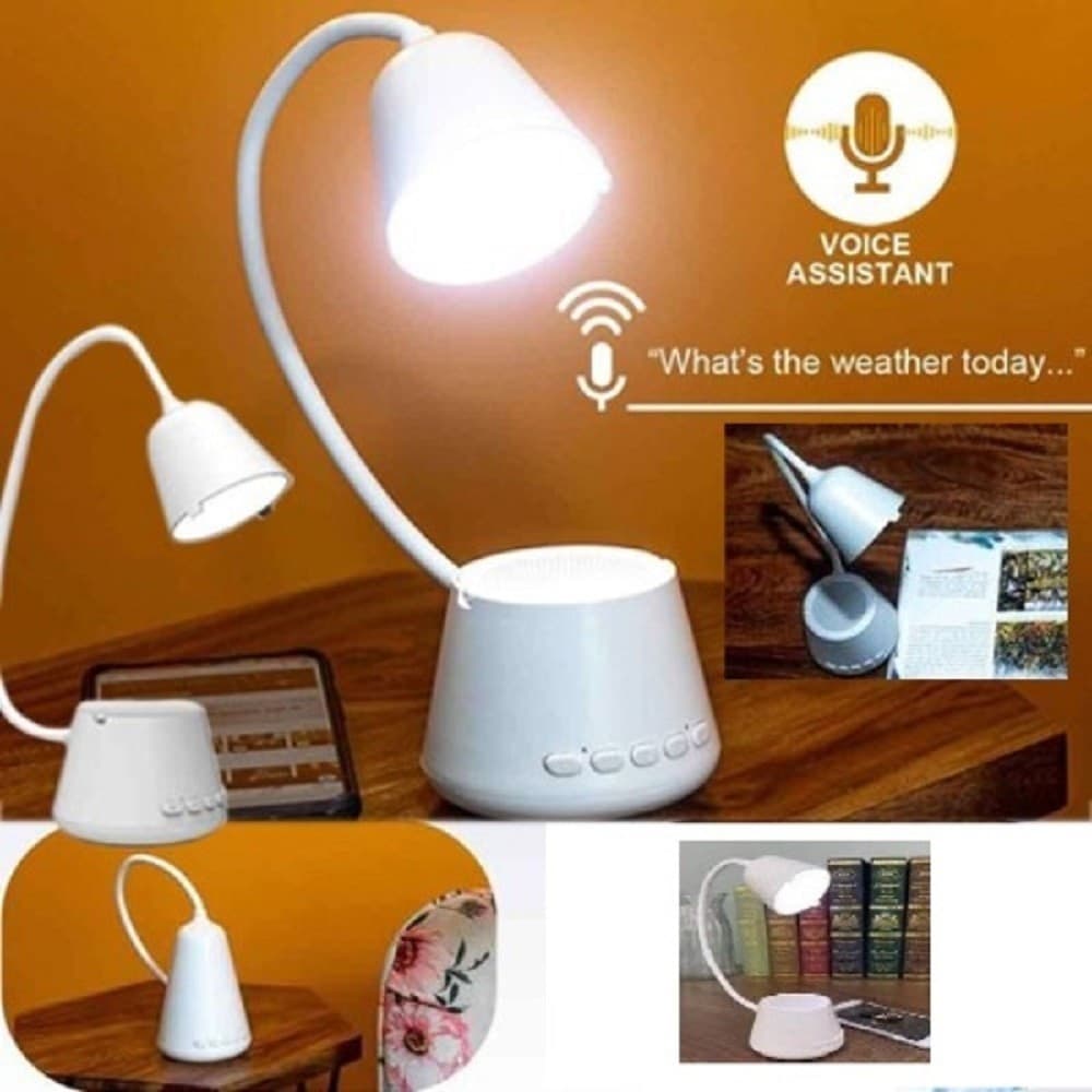 LAMPADA TAVOLO LED MUSICA 5IN1 MULTIFUNZIONALE PIEGHEVOLE RICARICABILE USB Q-47 - 4
