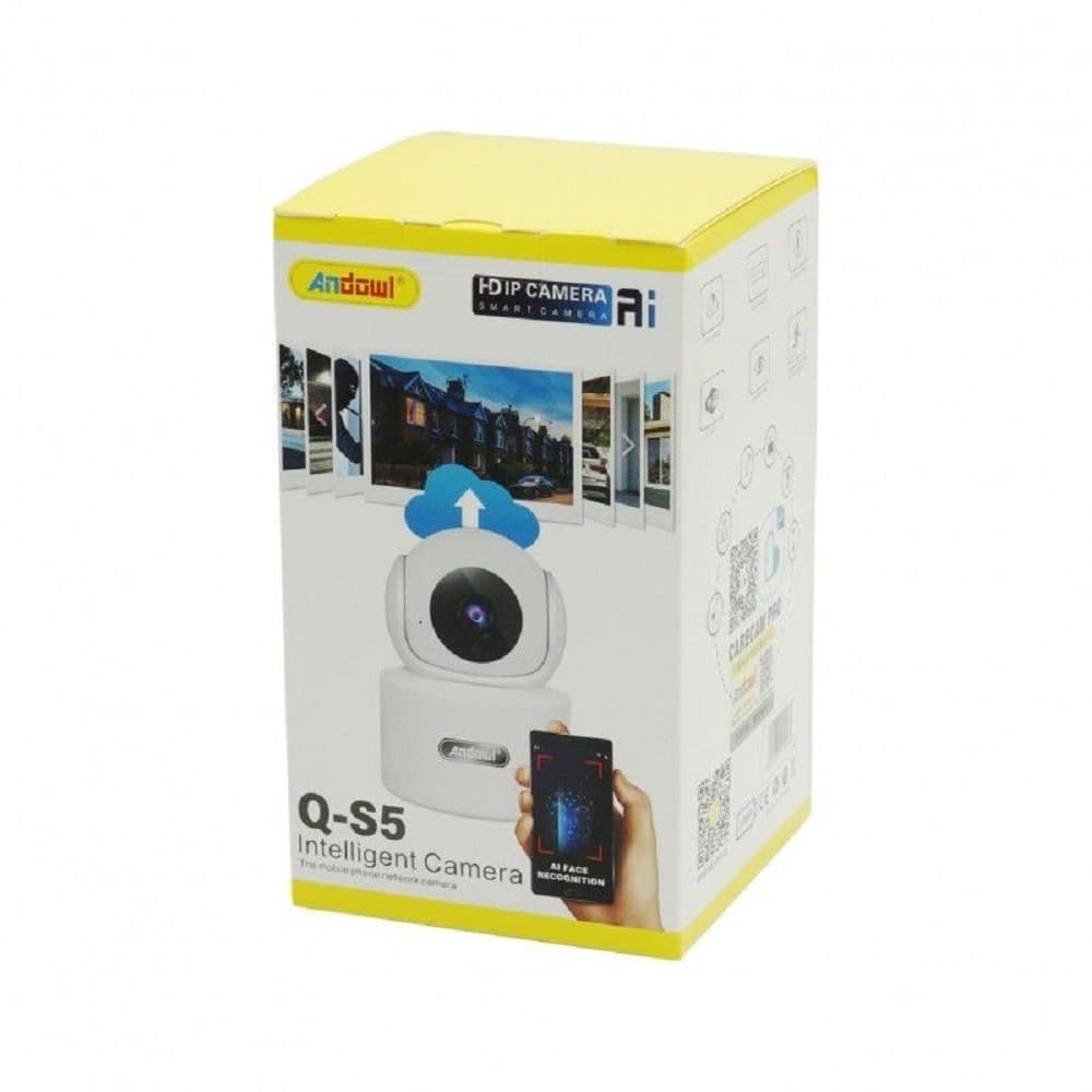 TELECAMERA SICUREZZA INTELLIGENTE 5.0MP Q-S5 IP CAMERA SMART MULTIFUNZIONE WIFI - 10
