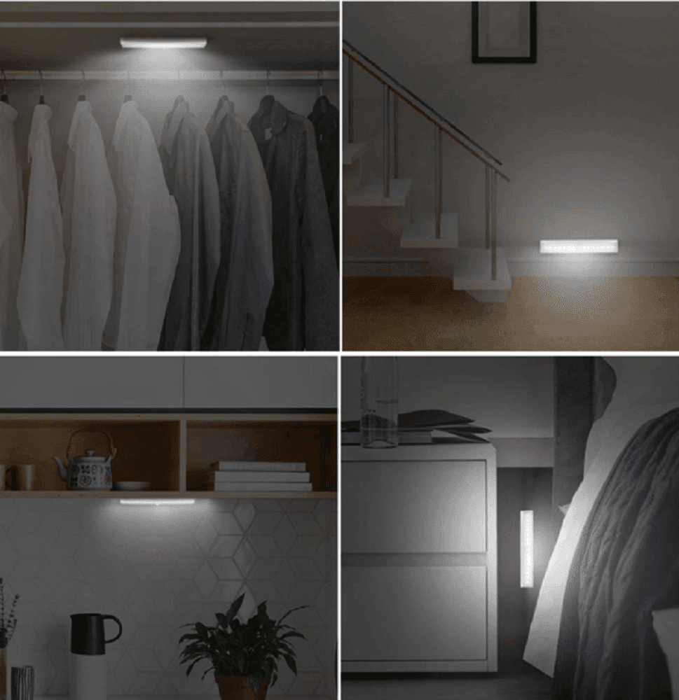 LAMPADA DA PARETE A INDUZIONE 10LED CON SENSORE DI MOVIMENTO PER ARMADI Q-LED100 - 5