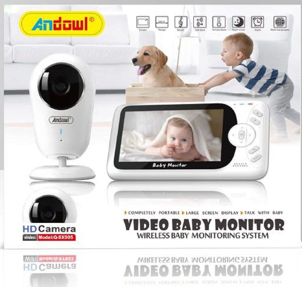 BABY MONITOR VIDEO DIGITALE WIRELESS Q-SX905 MONITOR LCD DA 4.3" BIDIREZIONALE - 6