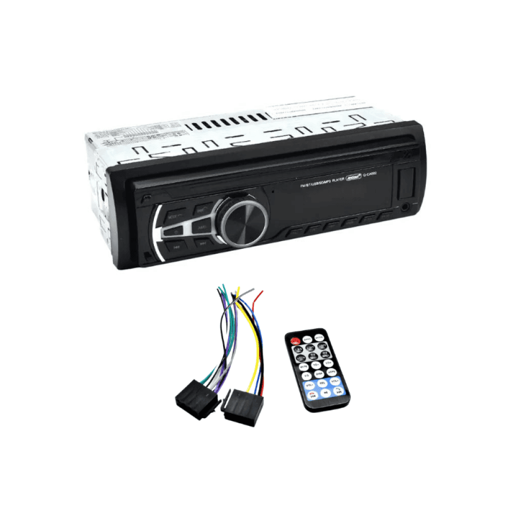 AUTORADIO LETTORE MP3 SISTEMA AUDIO AUTO 1 DIN BT USB AUX FM SD CARD MP3 CA002 - 2