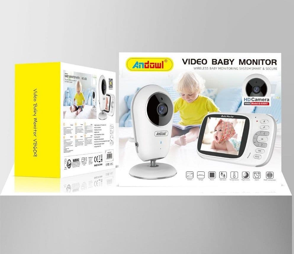 BABY MONITOR TELECAMERA SORVEGLIANZA MONITORAGGIO WIRELESS INTELLIGENTE Q-SX907 - 8