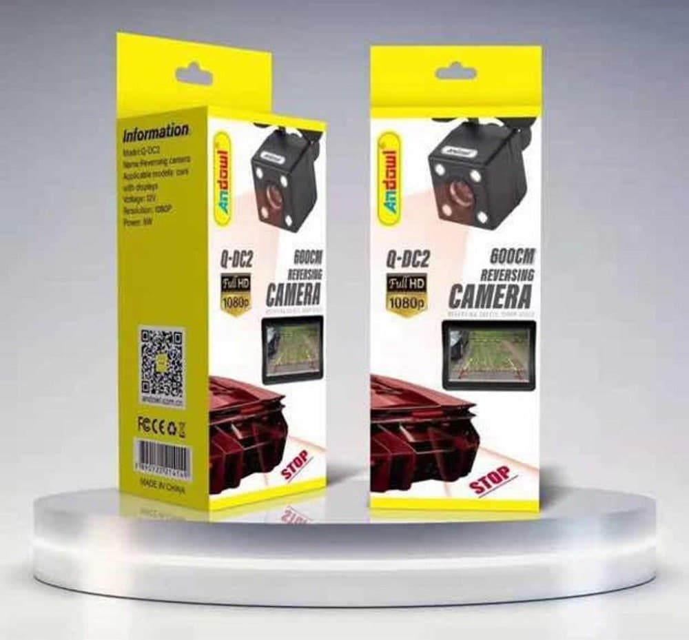 TELECAMERA PER RETROMARCIA PER AUTO Q-DC2 VISIONE NOTTURNA A 170° IMPERMEABILE - 18