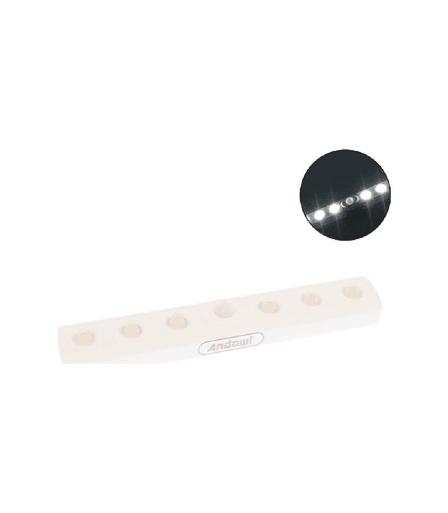 BARRA LED CON SENSORE DI MOVIMENTO PER CORRIDOIO ARMADI CASSETTI A BATTERIE 8010 - 7