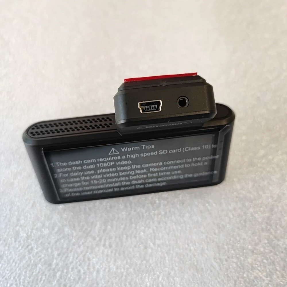 TELECAMERA DASH CAM AUTO HD DVR CAR VIDEO CAMERA HD Q-CA801 DOPPIA LENTE BLACKBOX - 10