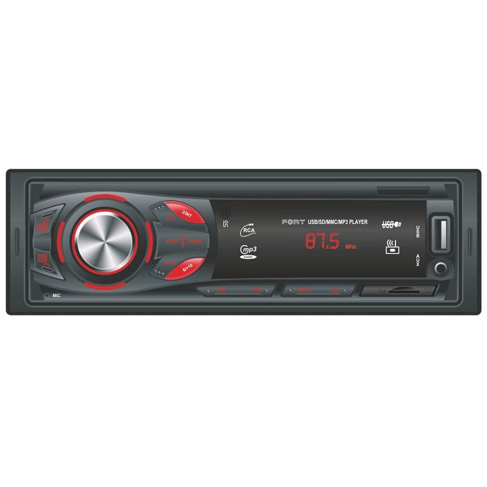 AUTORADIO STEREO SISTEMA AUDIO PER AUTO UNIVERSALE 1 DIN BLUETOOTH/AUX/USB CA001 - 2