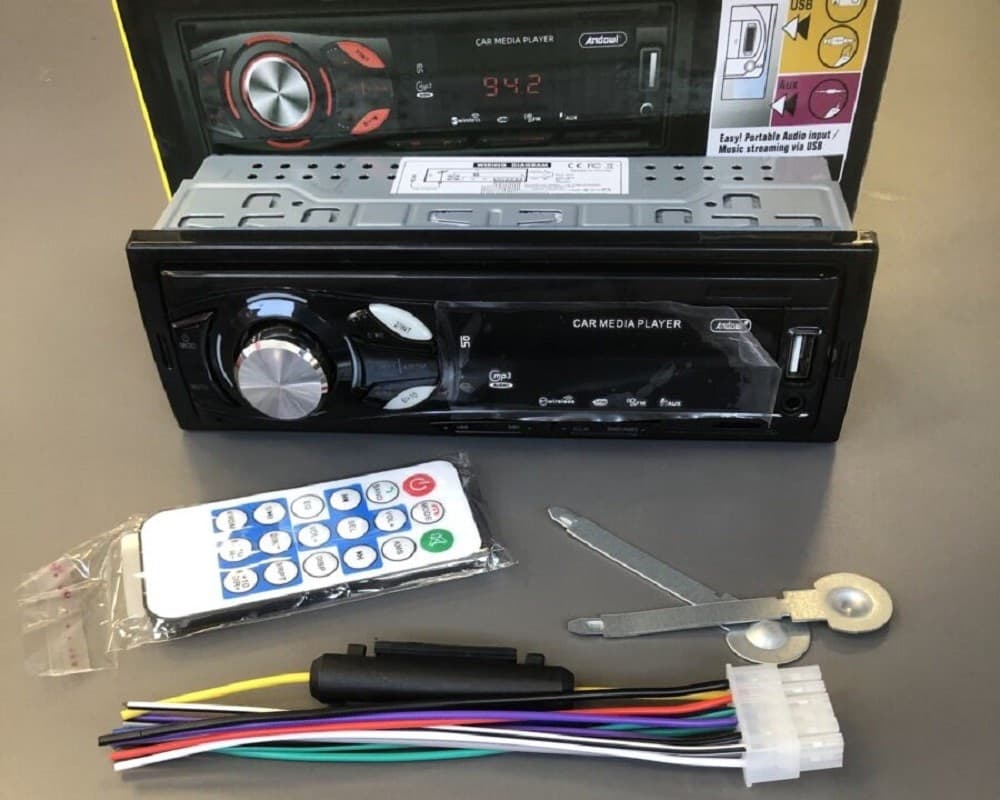 AUTORADIO STEREO SISTEMA AUDIO PER AUTO UNIVERSALE 1 DIN BLUETOOTH/AUX/USB CA001 - 9