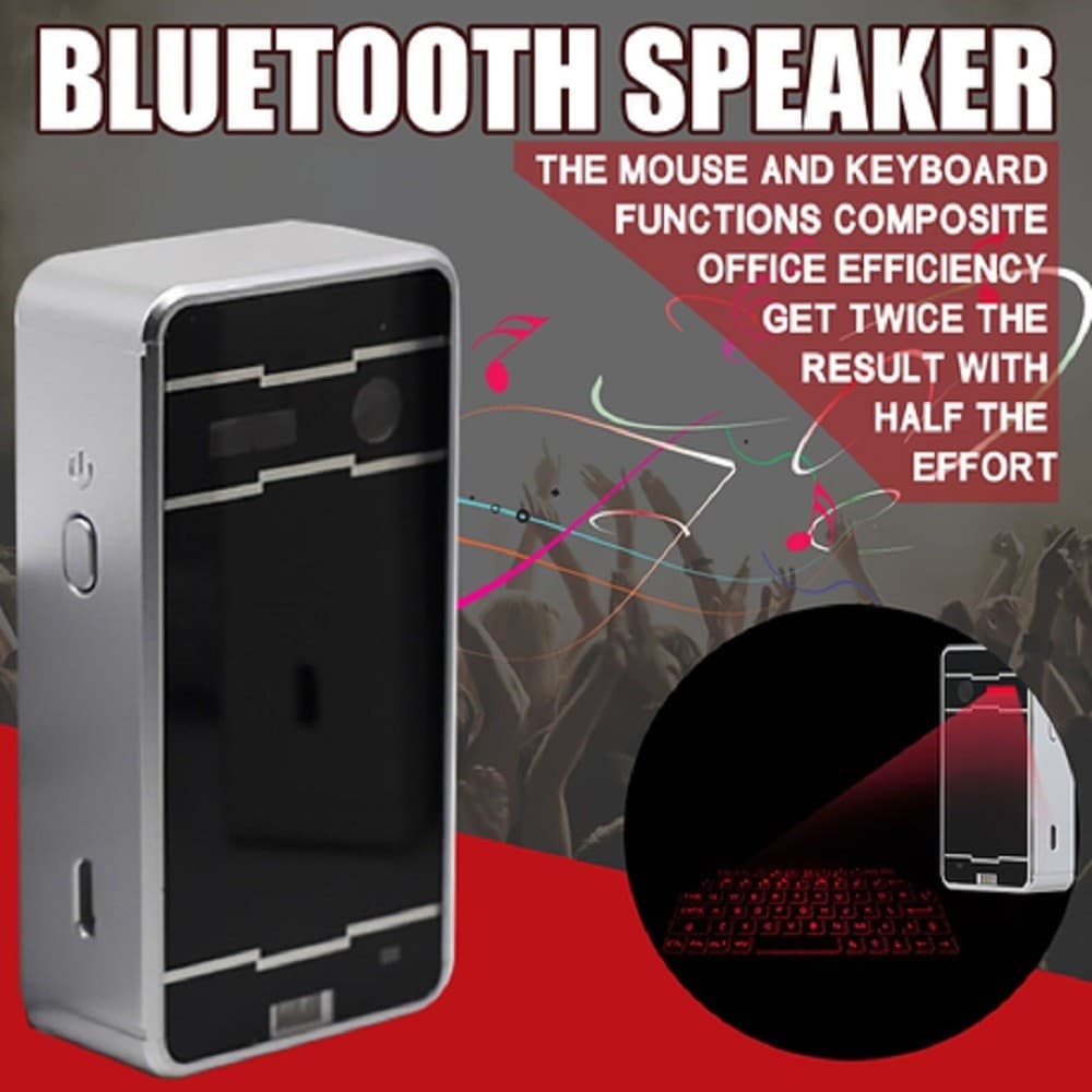 MINI TASTIERA A PROIEZIONE LASER VIRTUALE WIRELESS BLUETOOTH SMARTPHONE Q-WX100 - 15