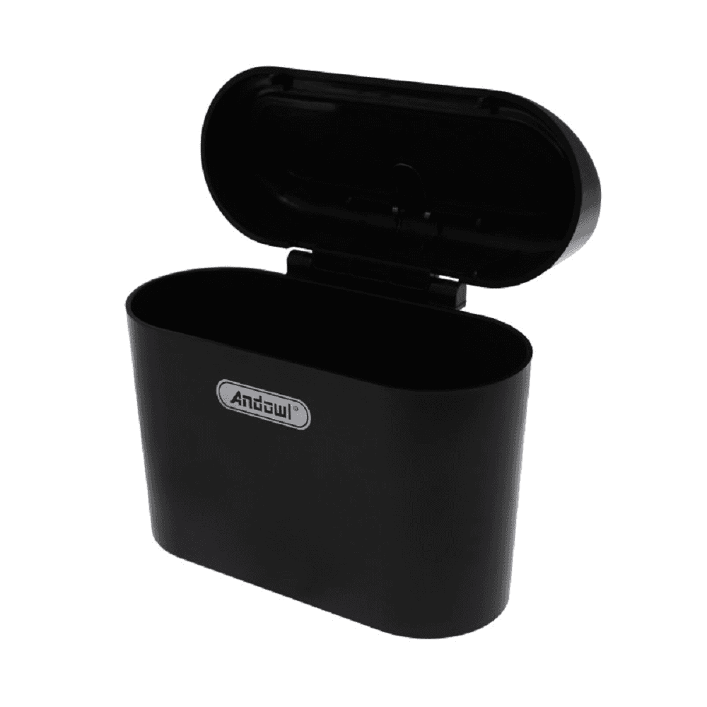 MINI PATTUMIERA CESTINO PORTAOGGETTI RIFIUTI PER AUTO CON CLIP SUPPORTO Q-L088 - 12