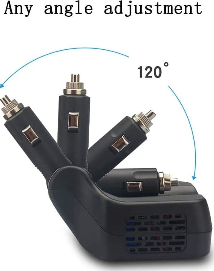 INVERTER DI POTENZA PER AUTO DA 150W CC A CA CARICATORE USB CONVERTITORE QY-4168 - 5