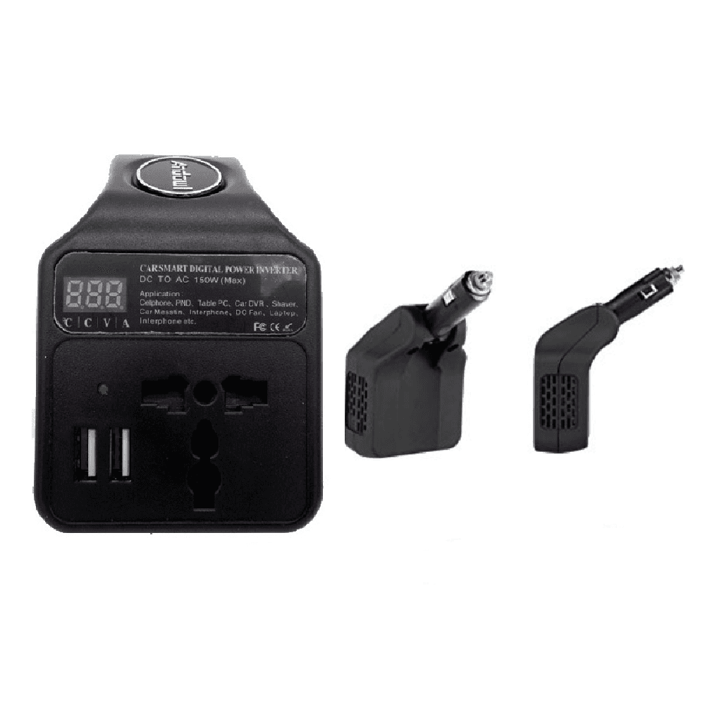 INVERTER DI POTENZA PER AUTO DA 150W CC A CA CARICATORE USB CONVERTITORE QY-4168 - 10