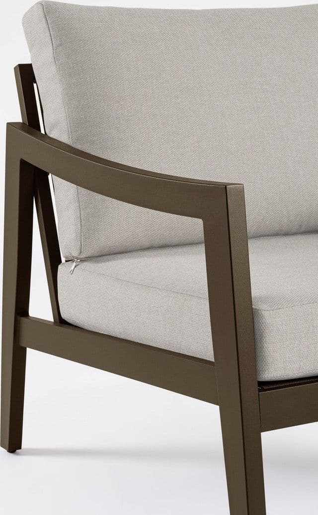 Salottino "Sirenus" con struttura in alluminio, seduta e schienale in textilene, per esterno Giardino e giardinaggio/Arredamento da giardino e accessori/Set di mobili Decor Space - Altamura, Commerciovirtuoso.it