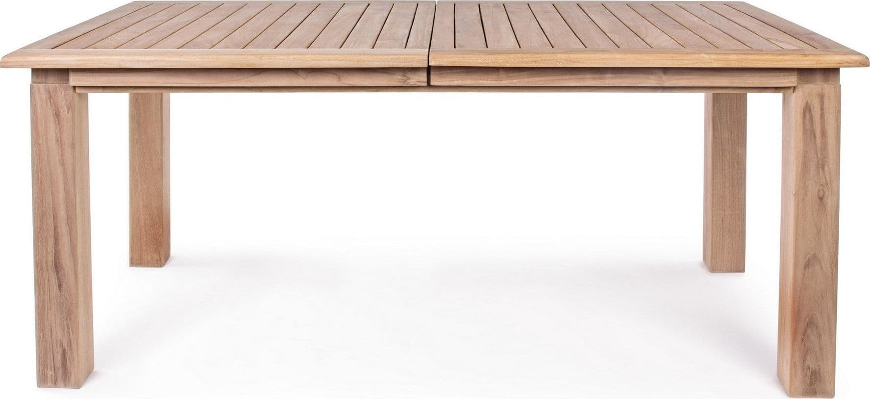 Tavolo rettangolare "Maryland" allungabile, in legno di teak SVLK, gambe solide in Tavoli standard Decor Space - Altamura, commercioVirtuoso.it