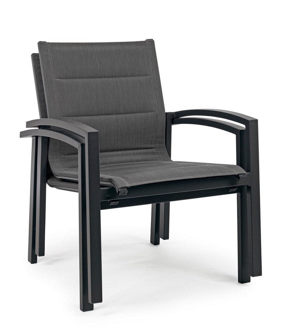 Salottino "Laiken" con poltroncine, divanetto e tavolino, struttura in alluminio, per esterno Giardino e giardinaggio/Arredamento da giardino e accessori/Set di mobili Decor Space - Altamura, Commerciovirtuoso.it