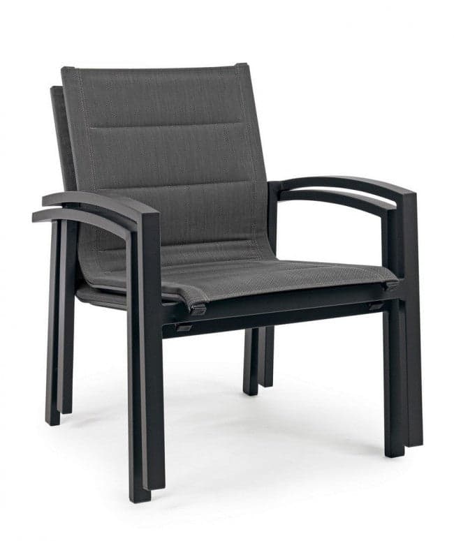 Salottino "Laiken" con poltroncine, divanetto e tavolino, struttura in alluminio, per esterno Giardino e giardinaggio/Arredamento da giardino e accessori/Set di mobili Decor Space - Altamura, Commerciovirtuoso.it
