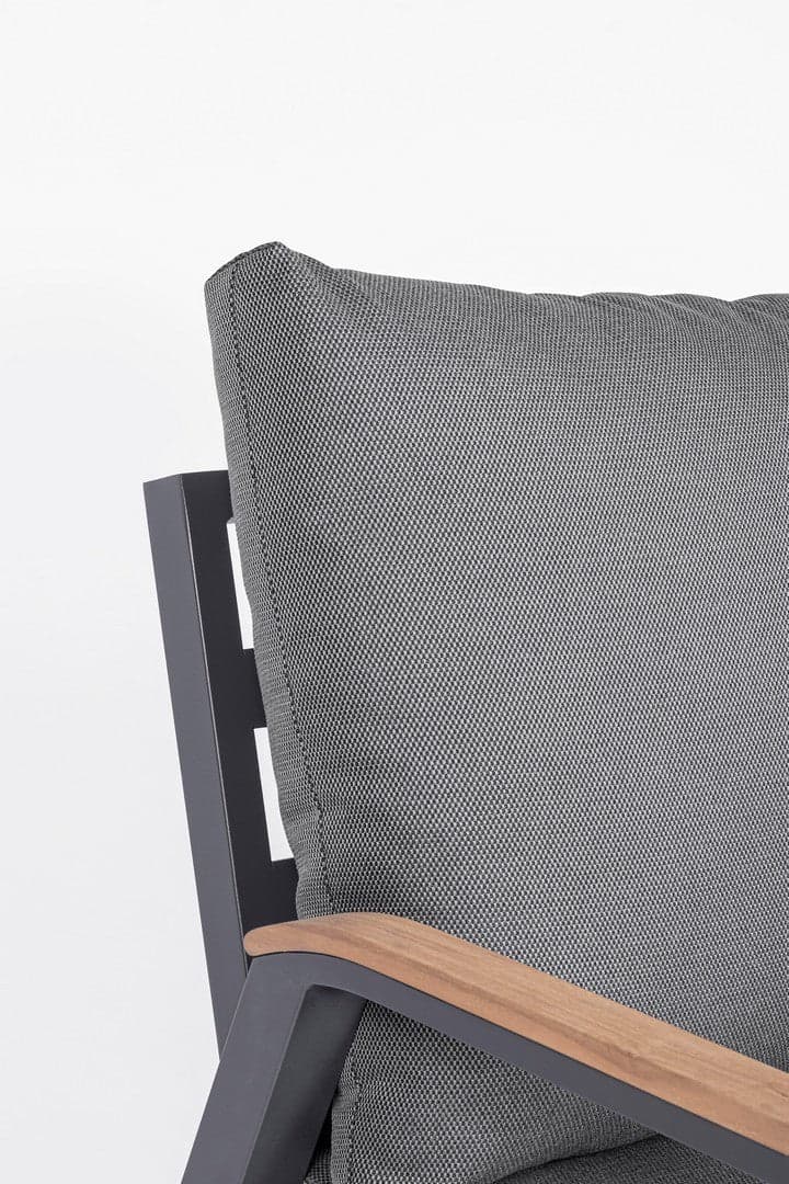Salotto angolare "Jacob" per esterno, con struttura in alluminio, cuscini sfoderabili Giardino e giardinaggio/Arredamento da giardino e accessori/Set di mobili Decor Space - Altamura, Commerciovirtuoso.it