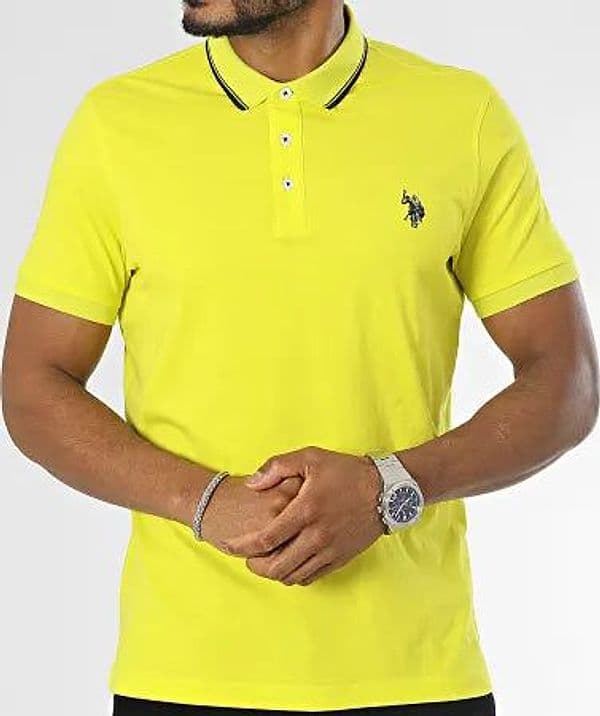 U.S. Polo Assn. Polo Uomo Maniche Corte in Jersey Barr Giallo Pe23 Moda/Uomo/Abbigliamento/T-shirt polo e camicie/Polo Kanal 32 - Santa Maria di Licodia, Commerciovirtuoso.it