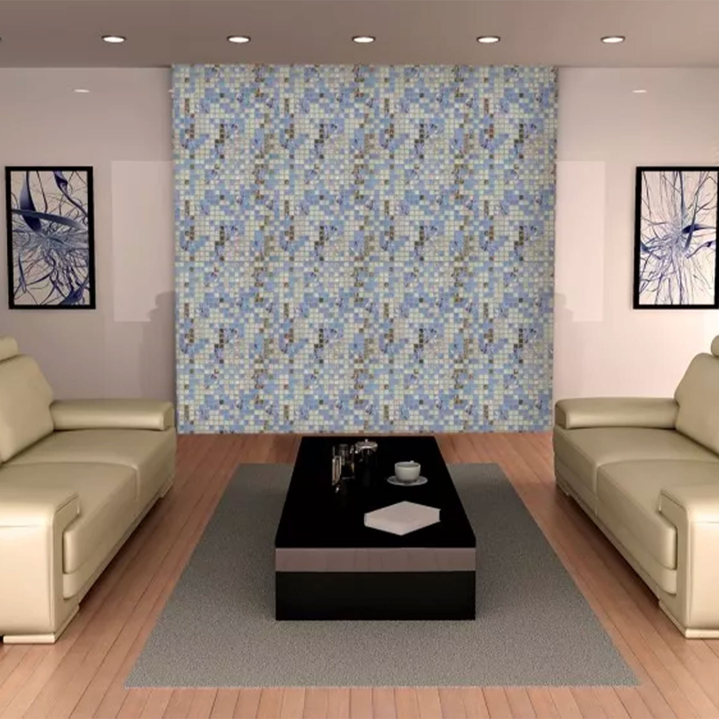Pannelli 3D "AUTOADESIVI" in PVC GRANIT effetto MOSAICO BAGNO DOCCIA Realistici e isolanti. - Eternal Parquet