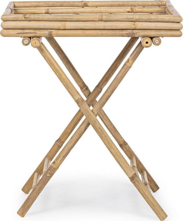 Tavolino pieghevole con vassoio "Joyce" per esterno, in bambù, da 63 x 43 cm Giardino e giardinaggio/Arredamento da giardino e accessori/Tavoli e tavolini/Tavoli standard Decor Space - Altamura, Commerciovirtuoso.it